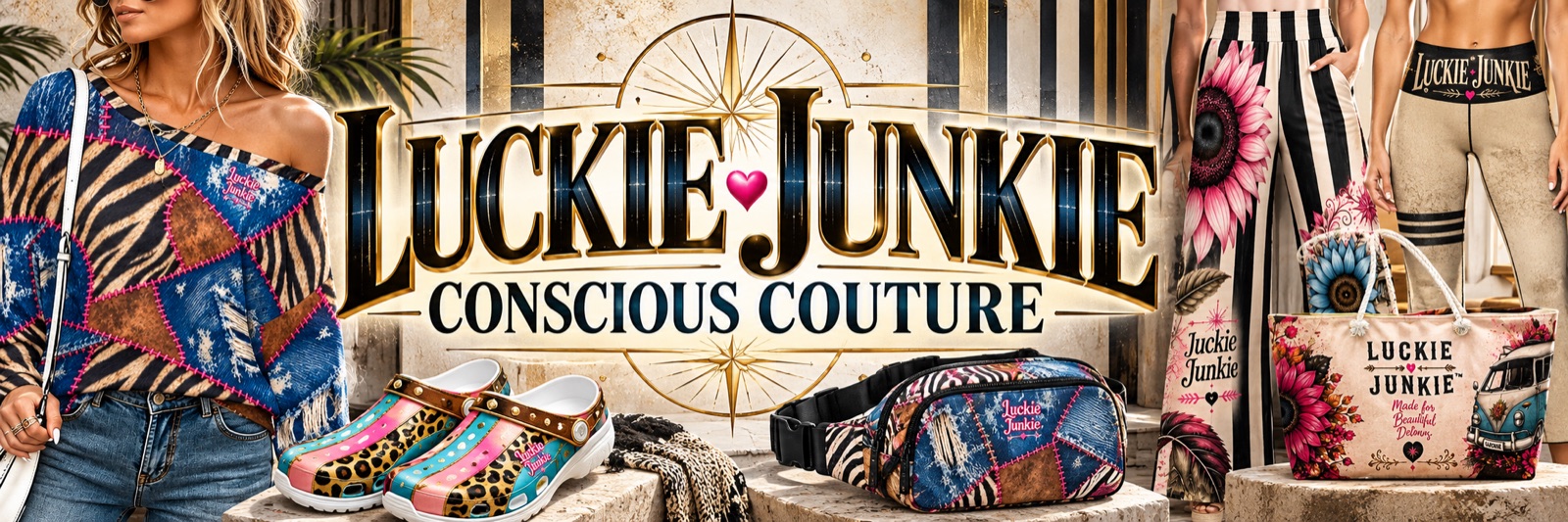 Luckie Junkie Conscious Couture banner